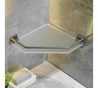 Estante de ducha esquinero impermeable - Organizador de pared que ahorra espacio para baño y cocina - Solución de almacenamiento versátil para un fácil acceso y tocador limpio