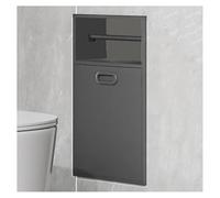 Estante de ducha NicheBuiltIn de pared con cesta de acero inoxidable, solución de almacenamiento perfecta para el hogar y el hotel (gris, 30 x 50 x 14 cm)