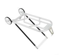Estante de equipaje trasero de aleación de aluminio, Portador de carga de bicicleta plegable para Xiaomi Guobu Yingbu Montaje de alforja de bicicleta eléctrica (plata)