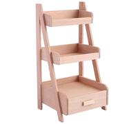Estante de Escalera para miniaturas de casa de muñecas, Escala 1/12, Mini Estante de Madera para Plantas, 5 x 5, 6 x 10, 9 cm, para Accesorios de casa de muñecas, Decoraciones, Muebles y Accesorios