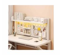 Estante de escritorio con abrazadera con tablero de clavijas, estantería para oficina en casa y dormitorio, estante de almacenamiento de escritorio (80 x 20 x 63 cm) maximiza el espacio y la nización