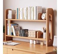Estante de escritorio de madera maciza natural, estantería laminada de calidad FAS de 15 mm, para uso en oficina y hogar, solución de almacenamiento de escritorio de 80 cm, elegante estantería para
