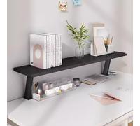 Estante de escritorio, organizador de escritorio con abrazadera, elevador resistente para monitores y portátiles, soporte ergonómico para impresora, extensor versátil para juegos y accesorios de