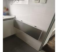 Estante de escritorio plegable de acero inoxidable que ahorra espacio, estante montado en la pared para el hogar, oficina, versátil y organizador de estudio (90 x 40 cm, 35.4 x 15.75 pulgadas), fácil