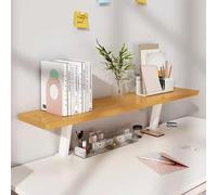 Estante de escritorio versátil con abrazadera, estantes extensores de escritorio, organizador de escritorio resistente para juegos y accesorios de oficina, monitor ergonómico de computadora y elevador