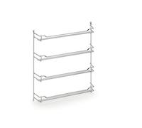 Estante De Especias Cromado Para 4x6 Latas, H 425, B 375, T 66 mm