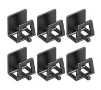 Estante de esponja de acero inoxidable con diseño de drenaje para fregadero de cocina para mantener las esponjas y cepillos secos y organizados (negro)