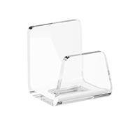 Estante de esponja para fregadero de cocina, soporte de cepillado plano acrílico transparente - Organización de baño de drenaje eficiente para esponjas, artilugios de cocina, artilugios de cocina