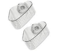 Estante de esquinas con montaje de succión para esponjas, jabón, herramienta para lavar platos, materiales ABS, organizadores de mostrador de cocina para baño, soporte para esponja y con ventosa