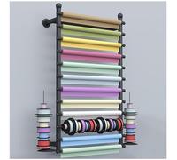 Estante de exhibición de cinta y soporte para bufanda - Estantería de metal multiusos para papel de envolver flores, toallas y pantalones