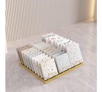 Estante de exhibición de Escritorio metálico para Azulejos Lar Capaci con 30 Ranuras para Tarjetas, 3 Filas, Apto para mármol, Cuarzo, cerámica, Azulejos y Materiales de construcción - dh
