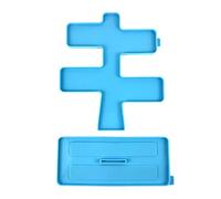 Estante de exhibición de joyas de resina de cristal epoxi para reloj, soporte de silicona con base para soporte de exhibición