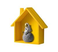 Estante De Exhibición De Madera - Planto De Almacenamiento De Pared Rústico, Marco De La Casa Decorativa Pequeña | Estantes Colgantes Estilo Granja, Carga De Vivero Para La Habitación Infantil