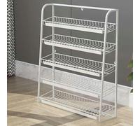 Estante de exhibición de metal de 5 niveles para organizar aperitivos y dulces en tiendas y supermercados