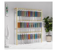 Estante de exhibición de muestras de tela, almacenamiento de pie para cortinas y colchas, estante de organización textil al por menor