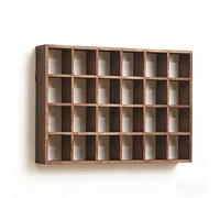 Estante de exhibición de rejilla de madera para tazas y tazas, estante de almacenamiento resistente para liberar espacio en la encimera de la cocina