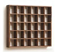 Estante de exhibición de rejilla de madera para tazas y tazas, estante de almacenamiento resistente para liberar espacio en la encimera de la cocina