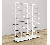 Estante de exhibición de zapatos comercial, moderno estante de metal para tienda minorista, organizador creativo de zapatos para almacenamiento de zapatos de baloncesto