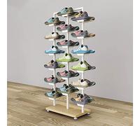 Estante de exhibición de zapatos comercial, moderno soporte de metal de gran capacidad para tienda minorista y entrada en casa