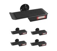 Estante de exhibición de Zapatos montado en la Pared - 5 Piezas de estantes flotantes para Calzado para Tiendas y el hogar - Hierro Resistente - Solución Que Ahorra Espacio para ti