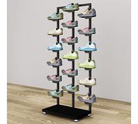 Estante de exhibición del estante del zapato de la tienda de ropa comercial, estante de exhibición del zapato del soporte del organizador del zapato, estante de exhibición del zapato del baloncesto de