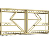 Estante de exhibición LED para botellas de licor, estante de metal para copas de vino para mostrador de bar, almacenamiento de gran capacidad con copa colgante al revés