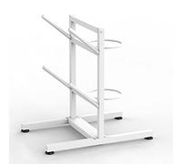 Estante de exhibición multifuncional de baloncesto de 2, 3, 4, 5 niveles, color negro, para monopatines, pelotas deportivas y alfombrillas de yoga, ideal para equipo deportivo