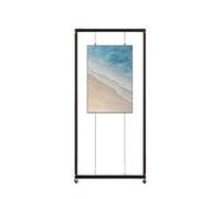 Estante de exhibición plegable móvil, Estante de exhibición plegable móvil - 5 piezas Soporte ajustable para carteles plegables para exposiciones de arte, bodas, seña,1pcs-100x220cm/39.4x86.6in
