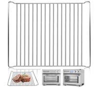 Estante de fritura de aire de reemplazo para horno convectivo de fritura de aire cuisinart Toa - 95, estante de alambre de acero inoxidable de fritura de aire de 14,5 pulgadas * 11,7 pulgadas