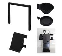 Estante de gran capacidad para xBloom Studio la cafetera , ideal para guardar una gran variedad de accesorios Organizador para cafetera que ahorra espacio (Soporte para teléfono negro (izquierda))