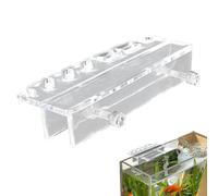 Estante De Herramientas De Acuario - Organizador De Acrílico Transparente, Soporte De Almacenamiento Compacto | Cantidad Duradera Fuerte, Soporte Versátil con Diseño Agua, Tijeras, Herramientas de