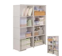 Estante de historias de armario para armario | Soporte de almacenamiento de tela | Armario portátil | Estante de ropa resistente | Rangems para ropa con cubierta