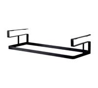 Estante de madera contrachapada para debajo del gabinete, cesta colgante sin perforación, alambre de metal, organizador de cocina, almacenamiento de despensa, estante de baño, perfecto para