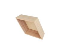 Estante de madera de diamante x 3 - 34,5 x 20 x 10,5 cm