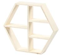 Estante de madera, estante, A. 25 cm, A: 28,5 cm, madera contrachapada, 1ud, profundidad 5 cm