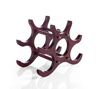 Estante de madera europeo para botellas de vino, organizador de estantes de madera para vitrina retro, decoración del hogar