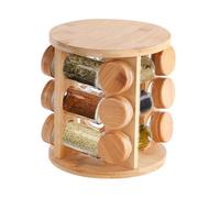 Estante de madera para condimentos, estante giratorio para tarros, cocina y comedor, cocina Sto Solut
