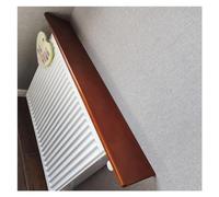 Estante de madera para radiador, 170 x 20 x 2,2 cm, elegante parte superior rectangular para el hogar, sala de estar y cocina, soporte ideal para plantas, fácil de instalar en varios