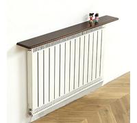 Estante de madera para radiador, estantes flotantes modernos para maximizar el espacio en la sala de estar y el dormitorio, elegante cubierta de radiador para decoración del hogar
