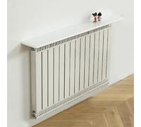 Estante de madera para radiador para maximizar el espacio, moderno estante de cubierta de radiador, estantes flotantes para sala de estar y dormitorio