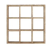 Estante de Madera para Tazas de café, Expositor Flotante rústico para Sala de Estar, Cocina y Oficina - Decoración Vintage para Uso Comercial.