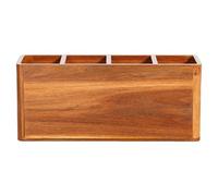 Estante de madera para utensilios de cocina - Contenedor de decoración de cocina para el hogar, tarro de cubiertos de acacia sólida | Organizador de cubiertos para utensilios de cocina, cuchara de