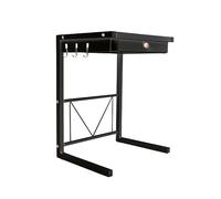 Estante de metal para horno microondas, estante de almacenamiento para electrodomésticos pequeños y freidora de aire, organizador de cocina para arrocera, botellas de condimentos y tostadora, color