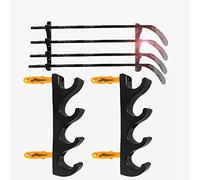 Estante de palillo de hockey, almacenamiento de pared de 4 niveles para palos, soporte de exhibición de palillos de hockeycolgador ideal para montaje en pared en casa u oficina. Cuelga tus patines