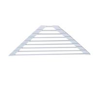 Estante de para fregadero antideslizante plegable triangular | Estante para platos sobre fregadero para banco, residencia de estudiantes, apartamento, alquiler, sala de estar, restaurante
