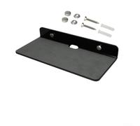 Estante de pared acrílico resistente para teléfonos y artículos de | Elegante acabado negro, estilo moderno de perilla, estabilidad sin vibraciones, ideal para configuraciones de sonido