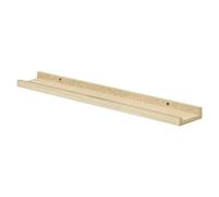 Estante de pared Border (L x An x Al: 80 x 9 x 3 cm, Roble, Carga soportada: 5 kg)