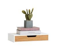 Estante de pared con cajón, estante estantería para la sala, estilo moderno frg92-wn sobuy es 40 cm