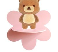 Estante de pared Daisy - Estante pequeño flotante estándar de madera de 27x30 cm | Soporte De Almacenamiento Con Decoración De Diseño Floral Boho | Organizador de exhibición de plantas para sala de es