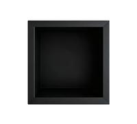 Estante de pared de acero inoxidable impermeable, 35 x 35 cm, no requiere azulejos, ideal para ducha, cocina y dormitorio, diseño elegante para una fácil instalación